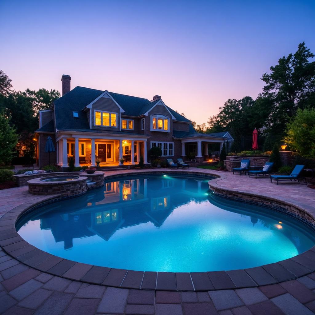 Inground Pool & Pool Deck — Brentwood, TN